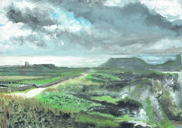 Gower Point, 1991, (akryl på lerretstavle)