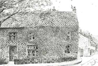 House at Ribchester, 2012, (blekk på papir)