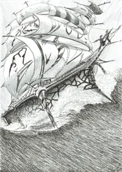 Storm Creators Arafura Sea, 2017, (blekk på papir)