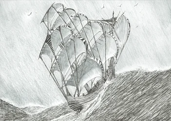 Storm Creators Coral Sea, 2017, (blekk på papir)