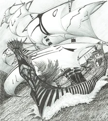 Storm Creators Java Sea, 2017, (blekk på papir)