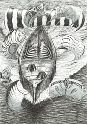 Storm Creators Philippine Sea, 2017, (blekk på papir)