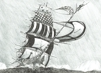 Storm Creators Prince Gustav Adolf Sea, 2017, (blekk på papir)