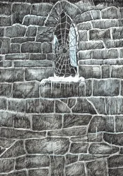 side 11, The Castle in the Forest of Findhorn, 2006, (blekk på papir)