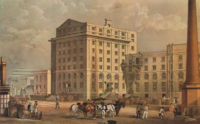 Sukkerraffineri i Leman Street, Stepney, London, 1851