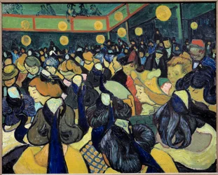 La salle de danse a Arles-maleri av Vincent Van Gogh (1853-1890) 1888 Søn. 0,65x0,81 m Paris, musee d