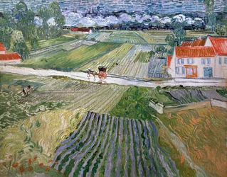Landskap ved Auvers etter regn, 1890