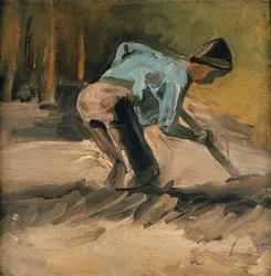 Mann i arbeid, ca. 1883