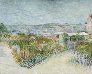 Montmartre: bak Moulin de la Galette