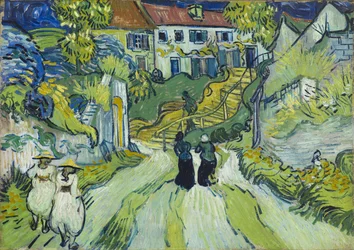 Trapp i Auvers, juli 1890 (olje på lerret)