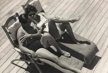 Par om bord på cruiseskipet «Oceania», fra albumet «At the Edge of Oceania 28. juli til 10. august 1935»