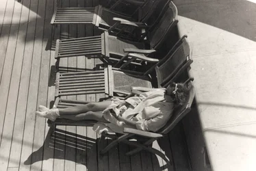 Passasjer om bord på cruiseskipet «Oceania», fra albumet «At the Edge of Oceania 28. juli til 10. august 1935»