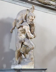 Labour of Hercules, Salone dei Cinquecento (marmor)