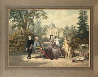 Den keiserlige familien i Gödöllo, 1871.