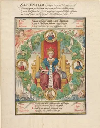 Philosophy Enthroned, midten av 1500-tallet.