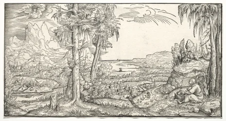 St. John på øya Patmos, ca. 1545-55.
