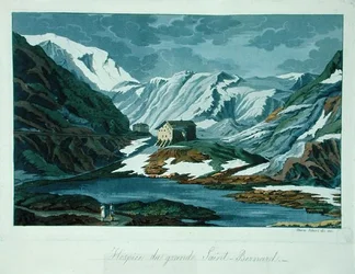 The Grand St. Bernard Hospice i Sveits, fra 