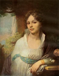 'Portrett av Maria Ivanovna Lopukhina', 1797, 1965.