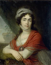 Portrett av Maria Marfa Dmitrievna Dunina, født Norova, 1799