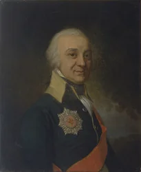 Portrett av Pavel Stepanovich Runich 1747-1825, ca. 1800