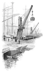Laster kull i Newcastle, New South Wales, Australia, 1886.