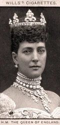 H.M. Dronningen av England, 1908.