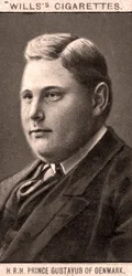 H.R.H Prins Gustavus av Danmark, 1908.