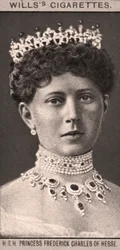 H.R.H. Prinsesse Frederick Charles av Hessen, 1908.