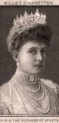 H.R.H hertuginnen av Sparta, 1908.