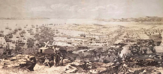San Francisco i 1851. (trykk)