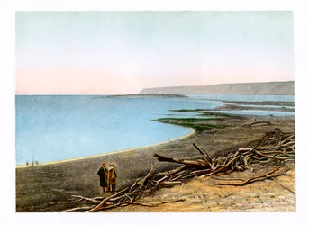 Dødehavet, ca 1870.
