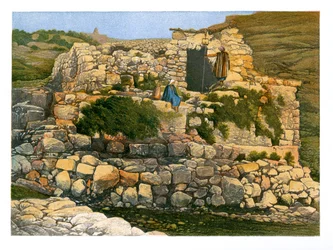 The Well of En-Rogel, Jerusalem, c1870.