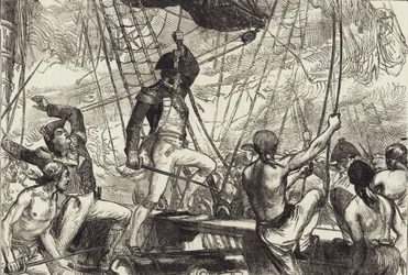 Sjøkamp (litho)