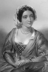 Eleanor av Castilla 1244-1290, dronningkonsort av kong Edward I, 1851.