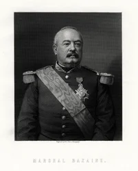 Achille Francois Bazaine, marskalk av Frankrike, 1800-tallet.