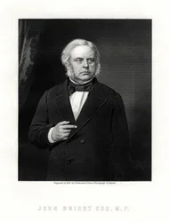 John Bright, britisk radikal og liberal statsmann, 1800-tallet.