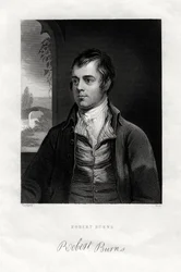 Robert Burns , skotsk poet, 1800-tallet