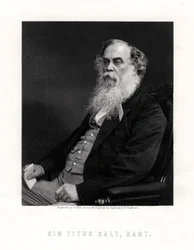 Sir Titus Salt, britisk produsent og velgjører, 1800-tallet.