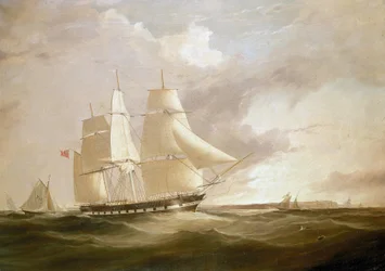 Skipet «Sir George Seymour». Olje på lerret
