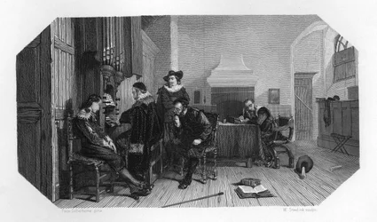Jan Pieterszoon Sweelinck, nederlandsk komponist og organist, c1870