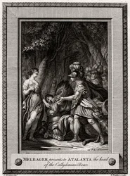 Meleager presenterer for Atalanta hodet til Callydonian Boar, 1774