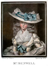 Portrett av Mary Benwell, c1785, 1901