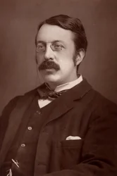 "" Charles Villiers Stanford (1852-1924) irsk komponist og musikalsk pedagog, født i Dublin. (woodburytype)