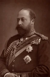 ""Edward VII (1841-1910) konge av Storbritannia fra 1901, mens han fortsatt var prins av Wales. (woodburytype)
