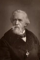 ""George Jacob Holyoake (1817-1906) engelsk sekularist og sosial reformator. Den siste personen i England som ble fengslet for ateisme (1842). Aktiv i Samvirkebevegelsen. (woodburytype)