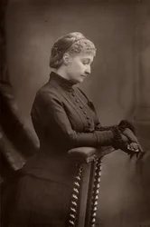 ""Keiserinne Eugenie (1826-1920) enke etter Napoleon III av Frankrike. (woodburytype)