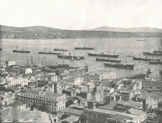 Bosporos ser mot Scutari, Konstantinopel, Det osmanske riket, 1895.