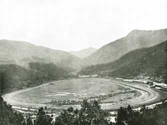 Race Course fra Morrisons Hill, Hong Kong, 1895.