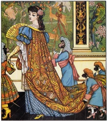 «Skjønnhet og rytmen»: Illustrasjon av Walter Crane (1845–1915)