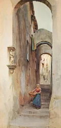 Gate i Cervo San Bartolommeo, c1910, 1912